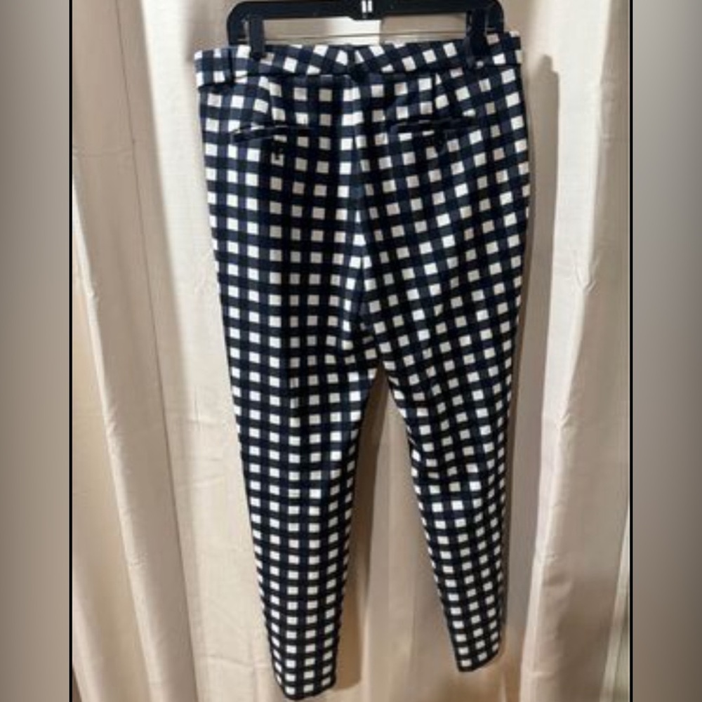 Banana Republic checkered Business Dress Or work pants Women’s size 10L - Picture 6 of 8